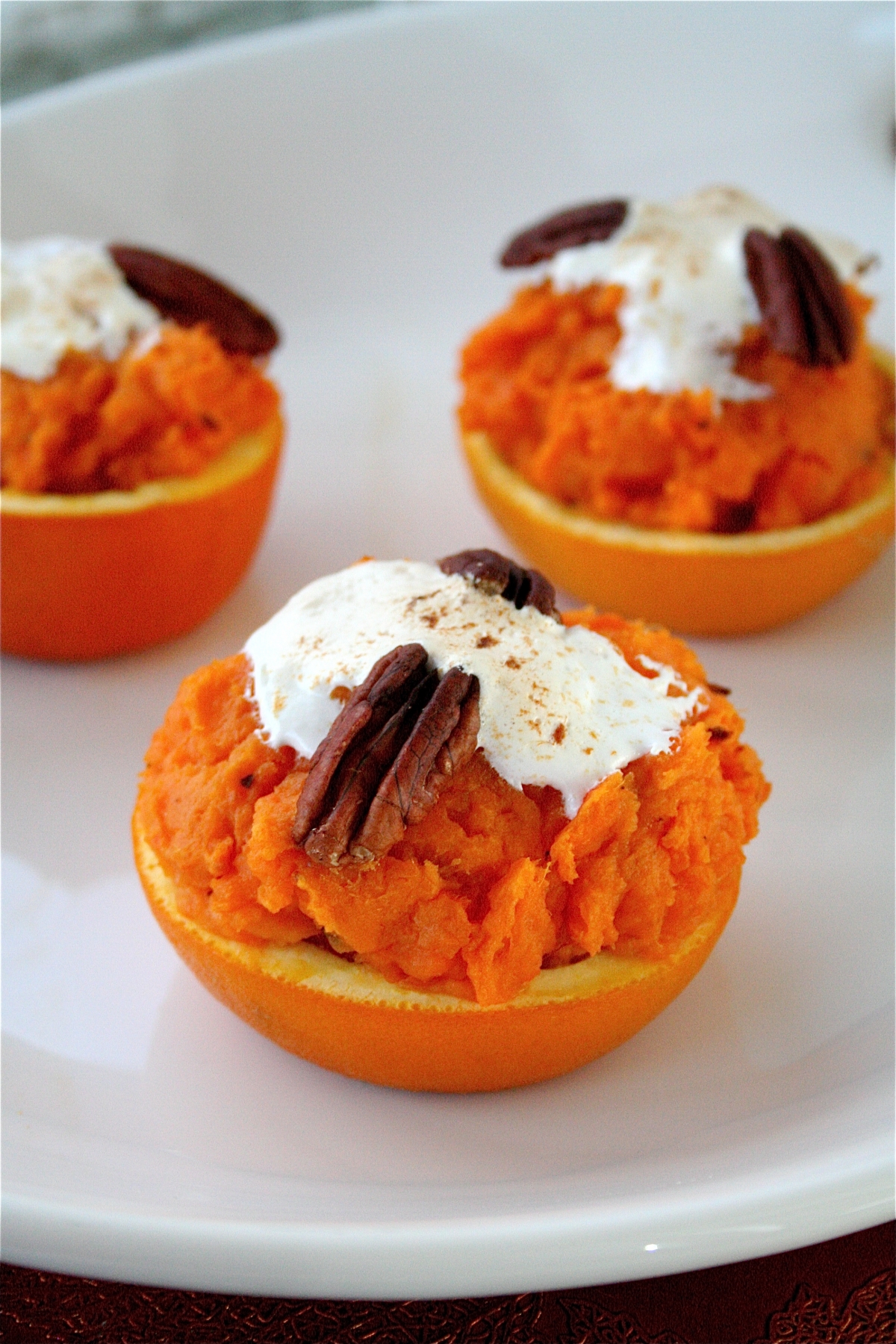 Sweet Potato Orange Cups | The Curvy Carrot