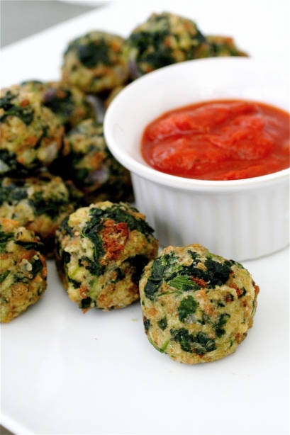 Savory Spinach Bites | The Curvy Carrot